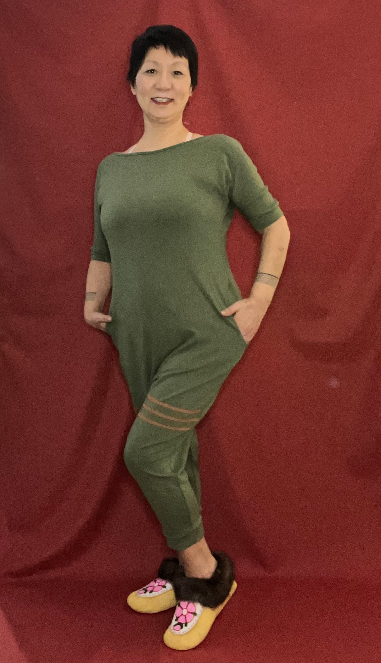Moss French Terry Jumpsuit